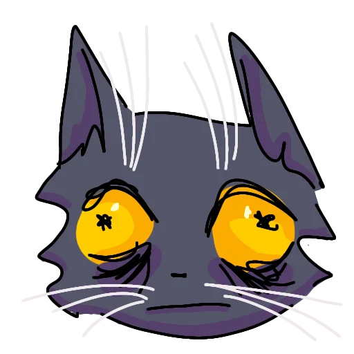 Эмодзи Кот Лёня