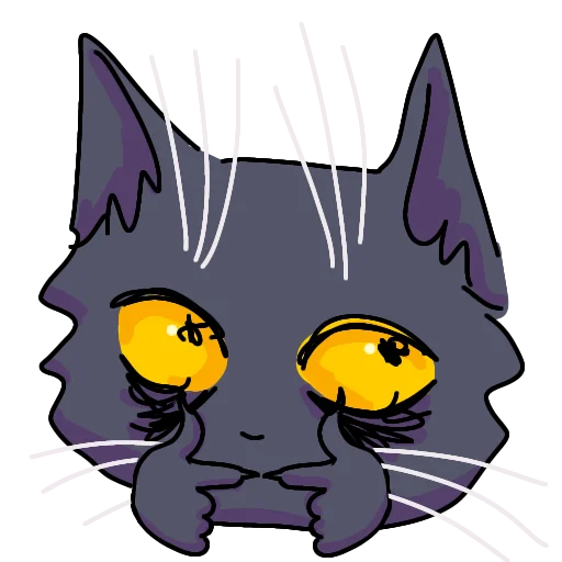 Эмодзи Кот Лёня