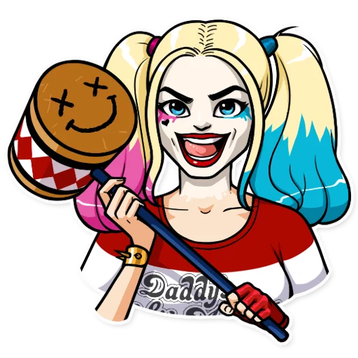 Эмодзи Harley Quinn