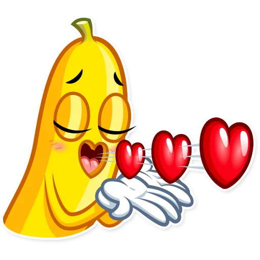 Эмодзи Lovely Banana