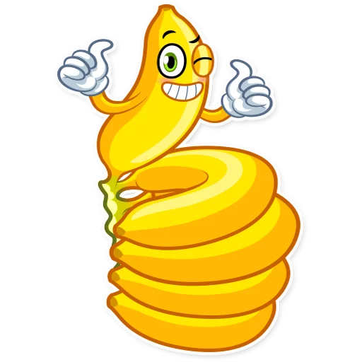 Эмодзи Lovely Banana