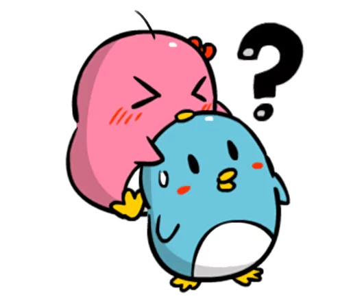 Эмодзи Lovely couple penguins - 'ALPENG' Ver 2