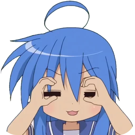 Эмодзи Lucky Star Konata