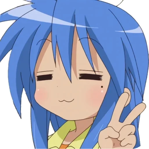 Эмодзи Lucky Star Konata