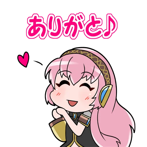 Эмодзи Megurine Luka