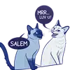 Эмодзи Luna the Oriental Cat