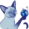 Эмодзи Luna the Oriental Cat