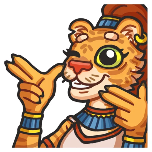 Эмодзи Львичка