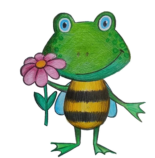 Эмодзи Лягушмель