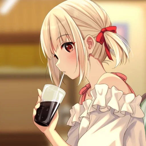 Эмодзи Lycoris Recoil Art