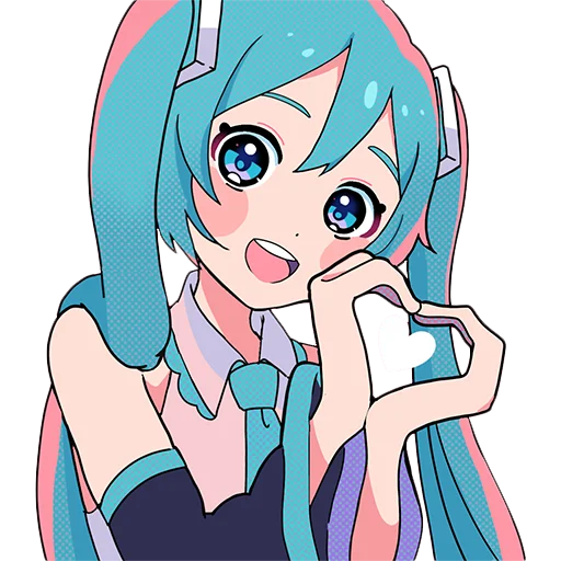 Эмодзи Hatsune Miku