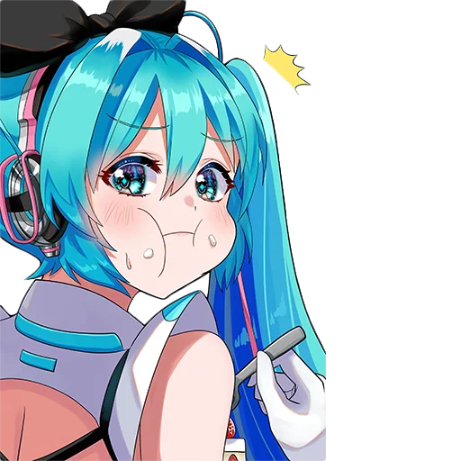 Эмодзи Hatsune Miku