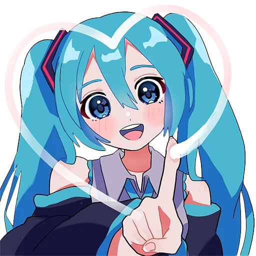 Эмодзи Hatsune Miku
