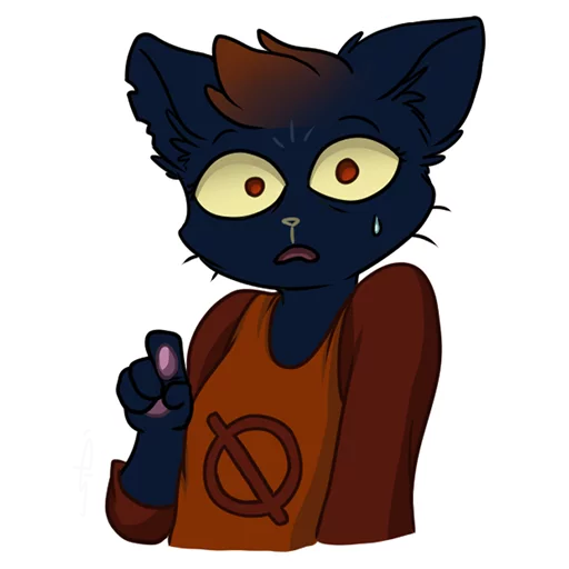 Эмодзи Mae Borowski from Night in the Woods by SiD'ni