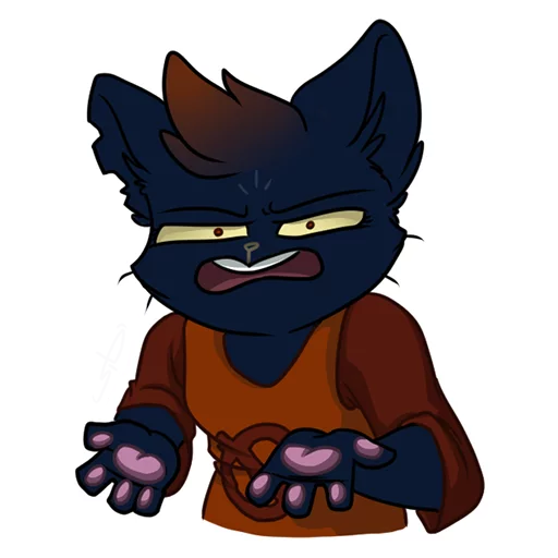 Эмодзи Mae Borowski from Night in the Woods by SiD'ni