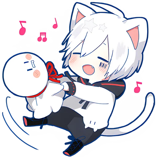 Эмодзи Мафу котик