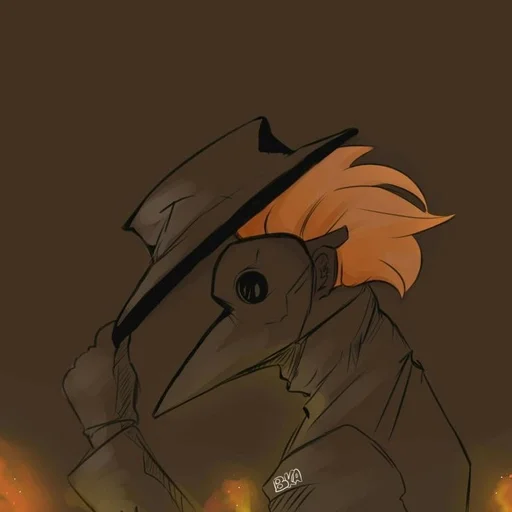 Эмодзи Major Grom: Plague Doctor √√√