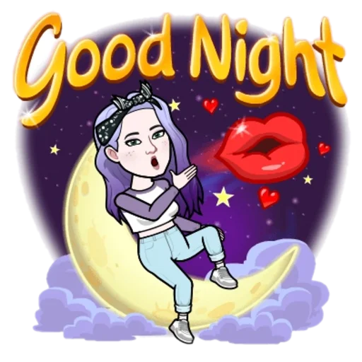 Эмодзи Лина Мальвина