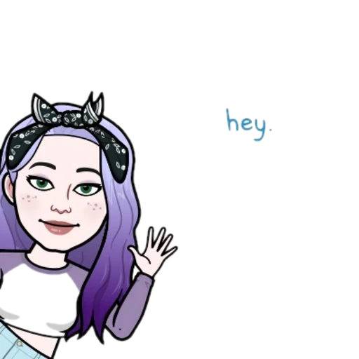 Эмодзи Лина Мальвина