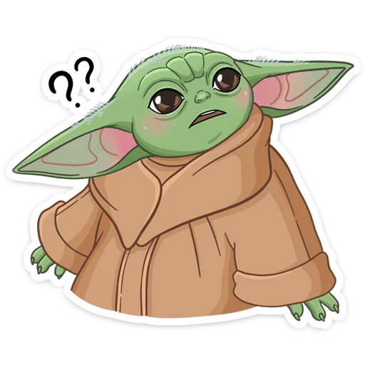 Эмодзи Мандалорец Малыш