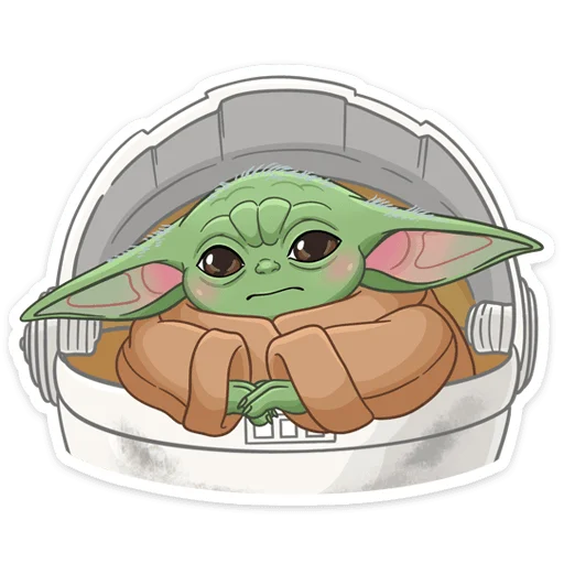 Эмодзи Мандалорец Малыш