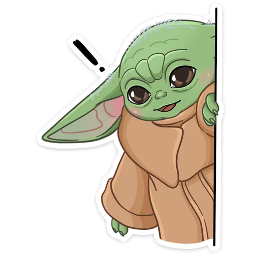 Эмодзи Мандалорец Малыш