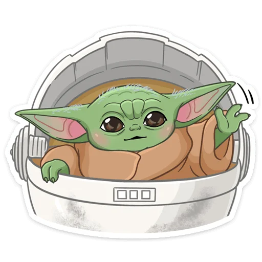 Эмодзи Мандалорец Малыш