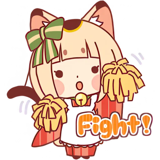 Эмодзи Манэкинэко тян