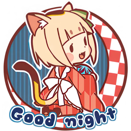 Эмодзи Манэкинэко тян