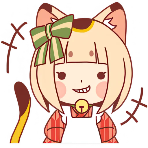 Эмодзи Манэкинэко тян