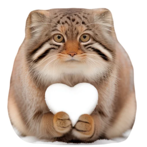 Эмодзи Winter Manul