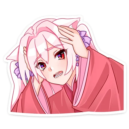 Эмодзи Мао без надписей