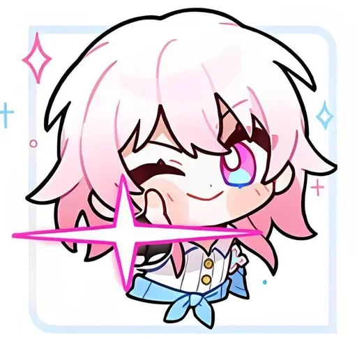 Эмодзи March 7th - Honkai: Star Rail