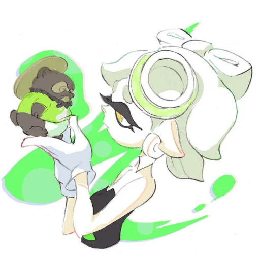Эмодзи Squid sisters