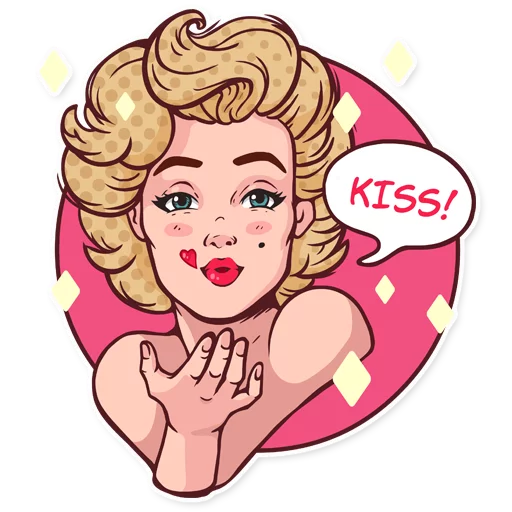Эмодзи Marilyn