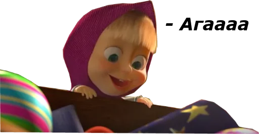 Эмодзи Маша и медведь