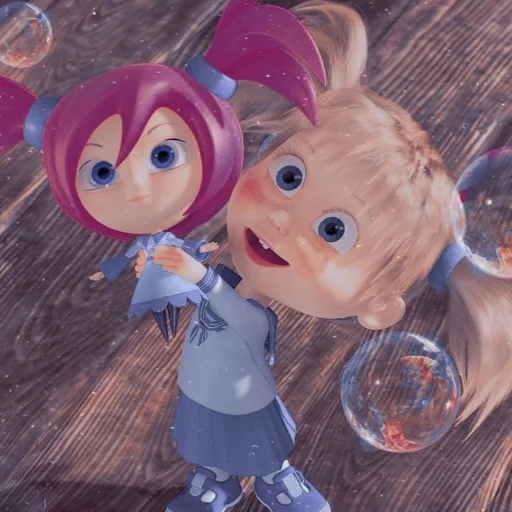 Эмодзи Маша и медведь