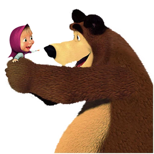 Эмодзи Маша и Медведь