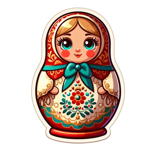 Эмодзи Матрешка