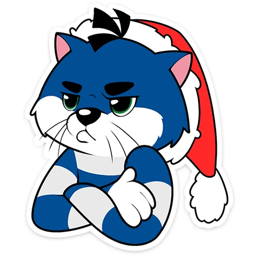 Эмодзи Новогодний Матроскин