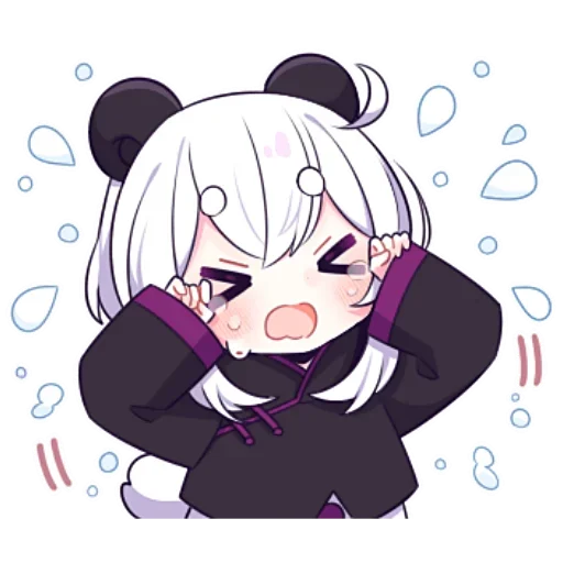 Эмодзи Panda Girl