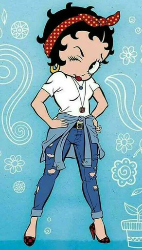 Эмодзи Modern Betty Boop