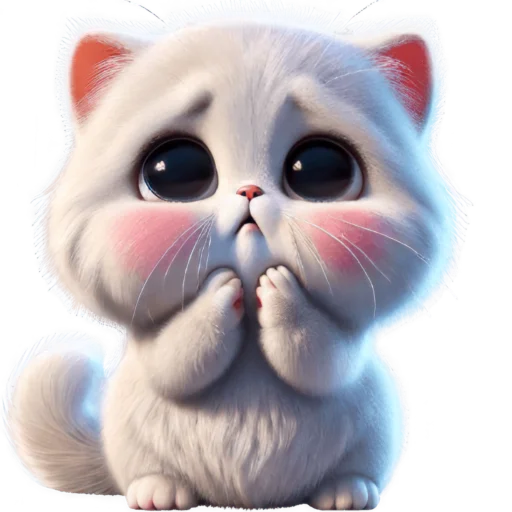 Эмодзи Милый котик