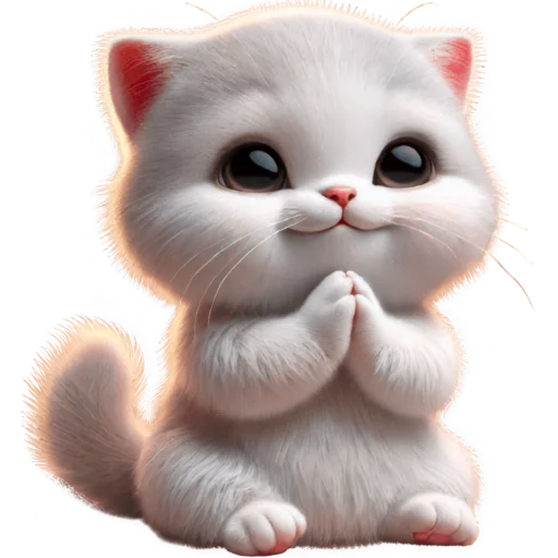 Эмодзи Милый котик