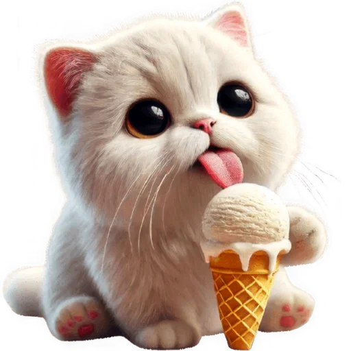 Эмодзи Милый котик