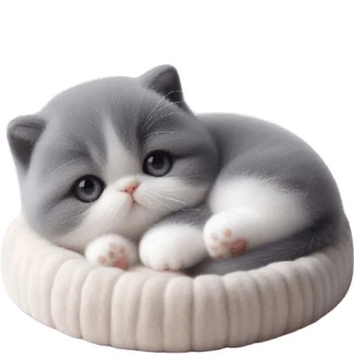 Эмодзи Котик Грей