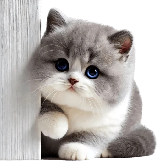 Эмодзи Котик Грей