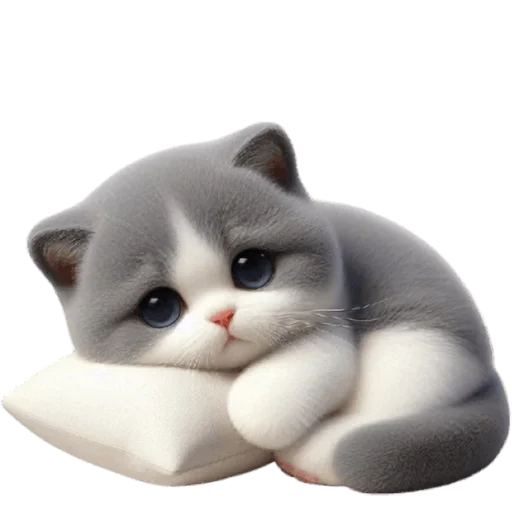 Эмодзи Котик Грей