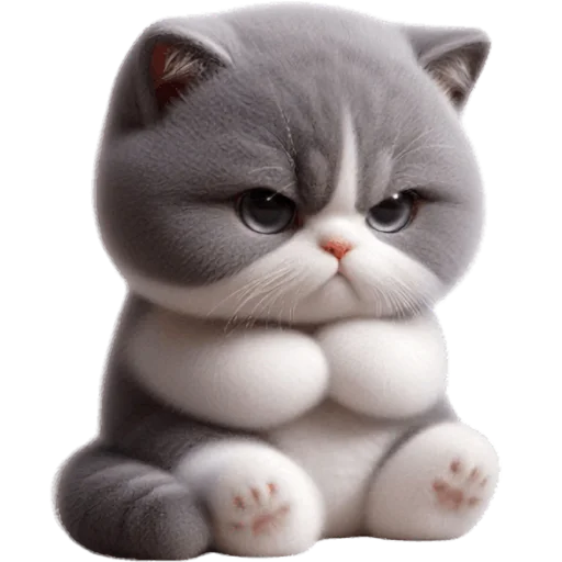 Эмодзи Котик Грей