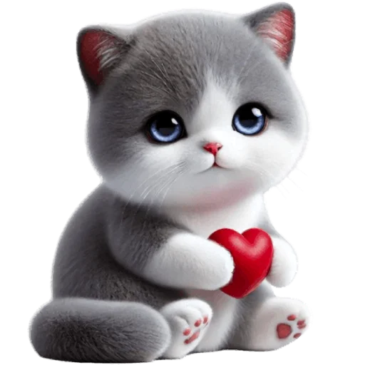 Эмодзи Котик Грей